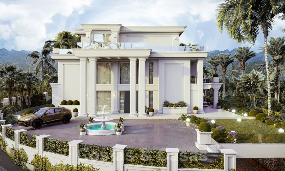 Villas modernes de style avant-gardiste à vendre sur le prestigieux Golden Mile de Marbella 36426
