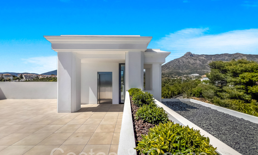 Villas modernes de style avant-gardiste à vendre sur le prestigieux Golden Mile de Marbella 69704