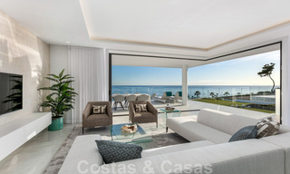 Appartement de luxe moderne et élégant, en première ligne de plage à vendre sur le nouveau Golden Mile, entre Marbella et Estepona 36954 