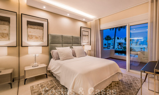 Penthouse contemporain rénové en première ligne de plage à vendre avec 4 chambres et une vue imprenable sur la nouvelle Golden Mile entre Marbella et Estepona 36894 