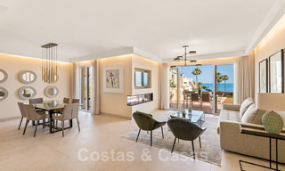 Penthouse contemporain rénové en première ligne de plage à vendre avec 4 chambres et une vue imprenable sur la nouvelle Golden Mile entre Marbella et Estepona 36906 
