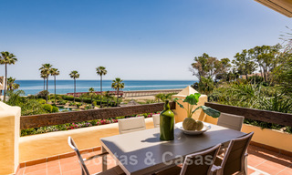 Penthouse contemporain rénové en première ligne de plage à vendre avec 4 chambres et une vue imprenable sur la nouvelle Golden Mile entre Marbella et Estepona 36921 