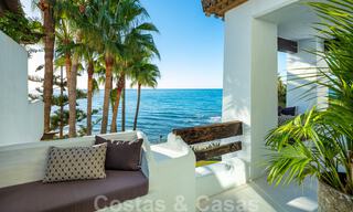 Appartement Penthouse de luxe en première ligne de plage avec vue imprenable sur la mer à vendre à Puente Romano à Marbella 37320 