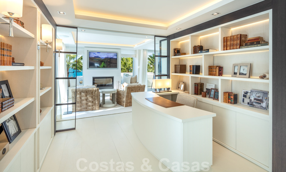 Appartement Penthouse de luxe en première ligne de plage avec vue imprenable sur la mer à vendre à Puente Romano à Marbella 37329