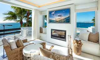 Appartement Penthouse de luxe en première ligne de plage avec vue imprenable sur la mer à vendre à Puente Romano à Marbella 37330 