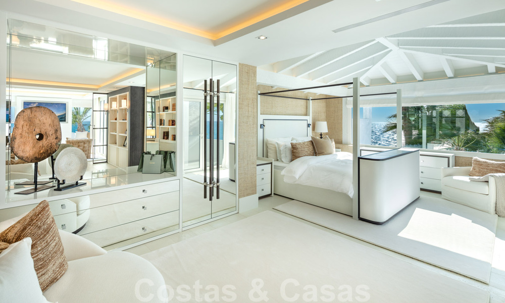 Appartement Penthouse de luxe en première ligne de plage avec vue imprenable sur la mer à vendre à Puente Romano à Marbella 37331