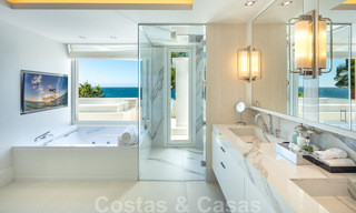 Appartement Penthouse de luxe en première ligne de plage avec vue imprenable sur la mer à vendre à Puente Romano à Marbella 37334 