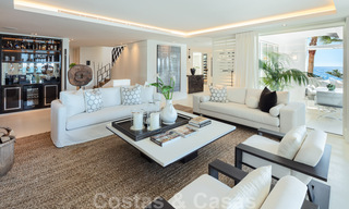 Appartement Penthouse de luxe en première ligne de plage avec vue imprenable sur la mer à vendre à Puente Romano à Marbella 37342 