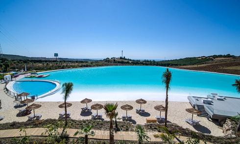 Appartements de luxe modernes à vendre dans un complexe exclusif avec lagune privée sur la Costa del Sol 37092