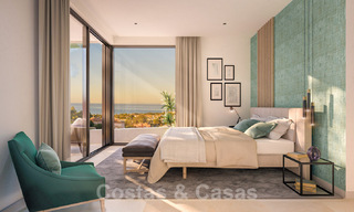 Nouveaux appartements de luxe innovants à vendre au bord du terrain de golf et avec vue sur la mer à Cabopino, Marbella Est 37101 