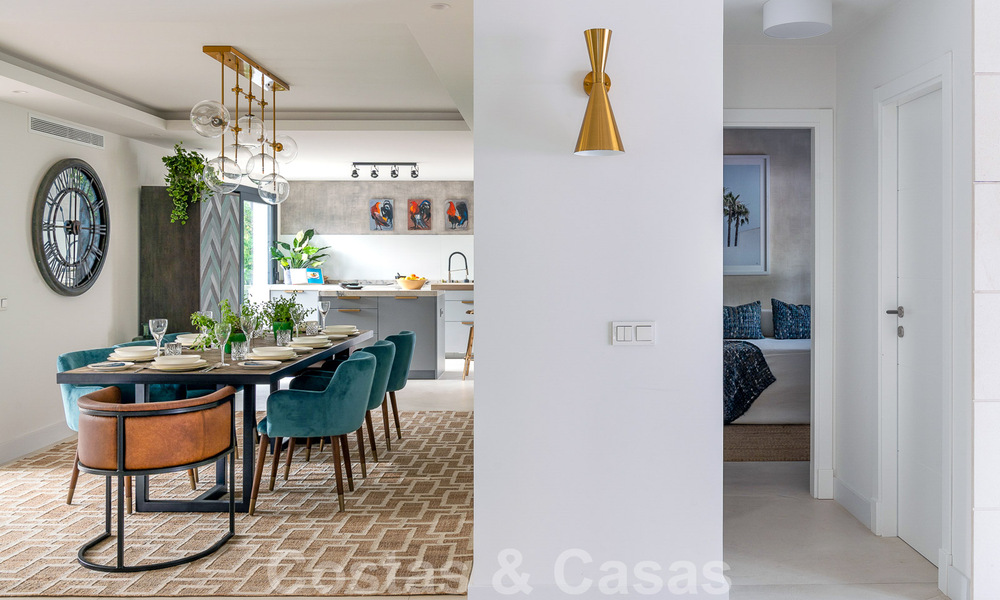 Villa à vendre entièrement rénovée dans un style méditerranéen contemporain sur le Golden Mile à Marbella 37364