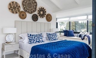 Villa à vendre entièrement rénovée dans un style méditerranéen contemporain sur le Golden Mile à Marbella 37378 