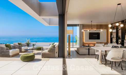 Nouveau projet de design contemporain comprenant des appartements de luxe à vendre avec une vue imprenable sur la mer à East Marbella 37393