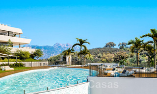 Nouveau projet de design contemporain comprenant des appartements de luxe à vendre avec une vue imprenable sur la mer à East Marbella 47630 