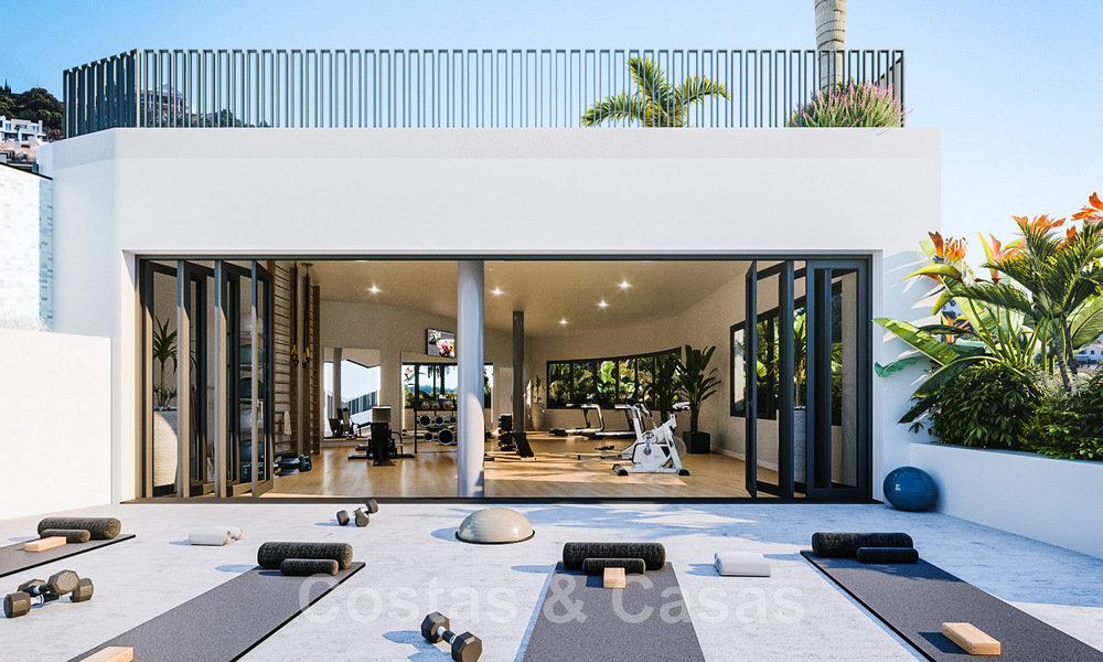 Nouveau projet de design contemporain comprenant des appartements de luxe à vendre avec une vue imprenable sur la mer à East Marbella 47631