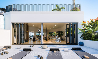 Nouveau projet de design contemporain comprenant des appartements de luxe à vendre avec une vue imprenable sur la mer à East Marbella 47631 