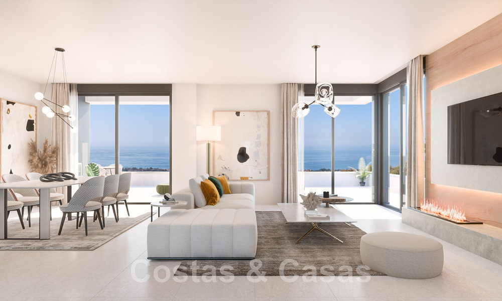 Nouveau projet de design contemporain comprenant des appartements de luxe à vendre avec une vue imprenable sur la mer à East Marbella 47632