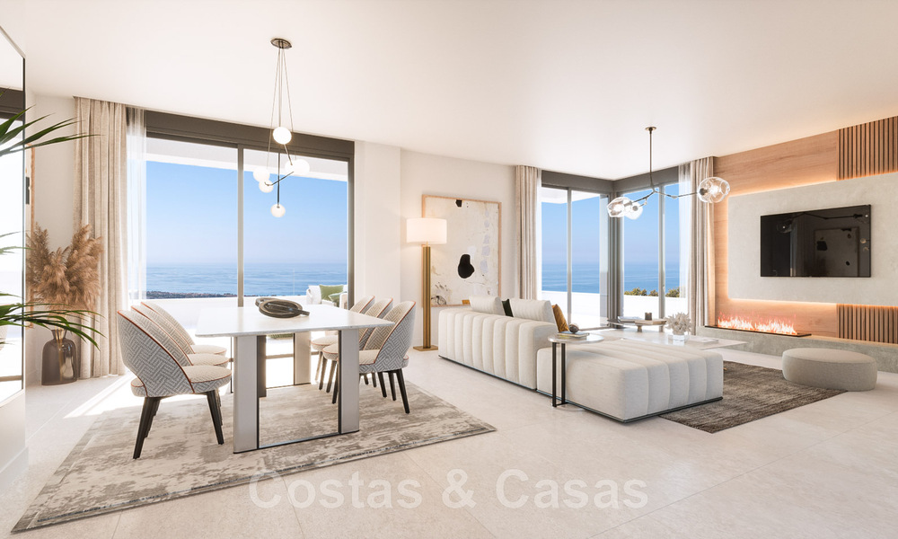 Nouveau projet de design contemporain comprenant des appartements de luxe à vendre avec une vue imprenable sur la mer à East Marbella 47634