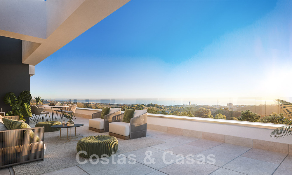 Nouveau projet de design contemporain comprenant des appartements de luxe à vendre avec une vue imprenable sur la mer à East Marbella 47635