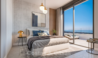 Nouveau projet de design contemporain comprenant des appartements de luxe à vendre avec une vue imprenable sur la mer à East Marbella 47639 