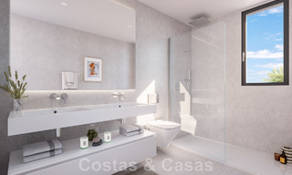 Nouveau projet de design contemporain comprenant des appartements de luxe à vendre avec une vue imprenable sur la mer à East Marbella 47640 