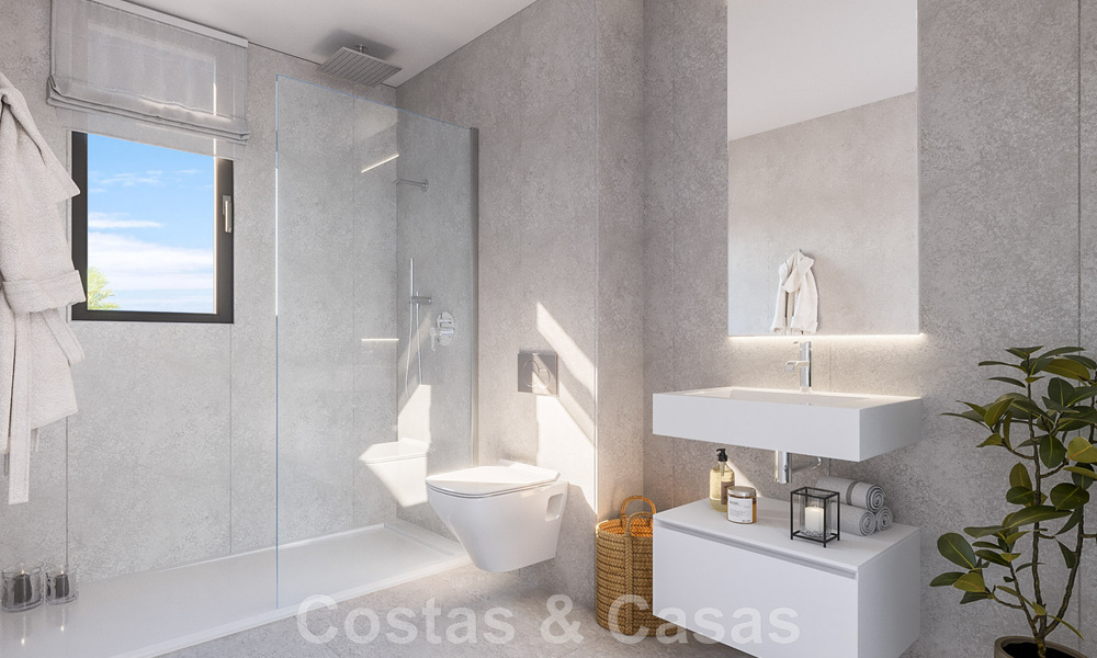 Nouveau projet de design contemporain comprenant des appartements de luxe à vendre avec une vue imprenable sur la mer à East Marbella 47641