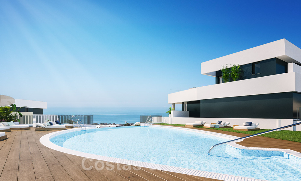 Nouveau projet de design contemporain comprenant des appartements de luxe à vendre avec une vue imprenable sur la mer à East Marbella 47643