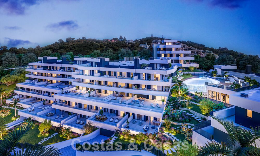 Nouveau projet de design contemporain comprenant des appartements de luxe à vendre avec une vue imprenable sur la mer à East Marbella 47647