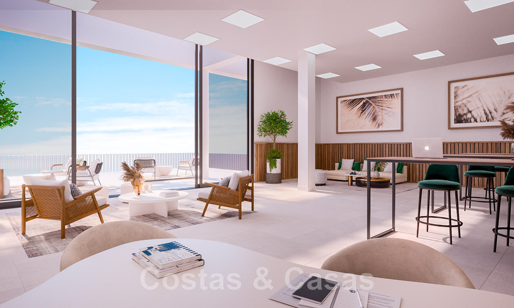 Nouveau projet de design contemporain comprenant des appartements de luxe à vendre avec une vue imprenable sur la mer à East Marbella 47650