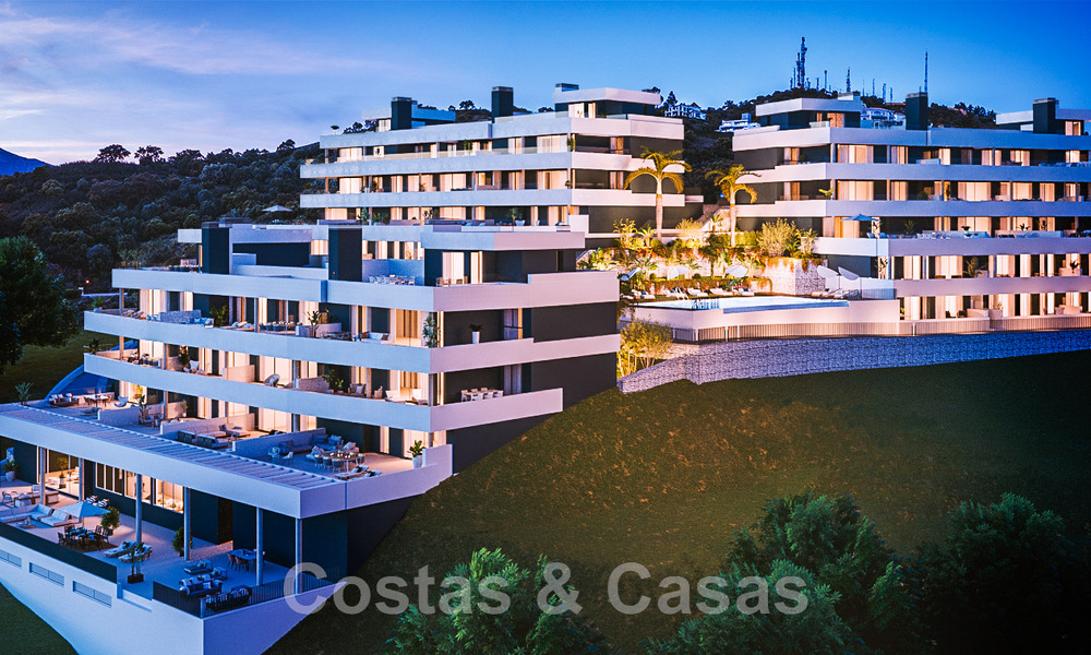 Nouveau projet de design contemporain comprenant des appartements de luxe à vendre avec une vue imprenable sur la mer à East Marbella 47651
