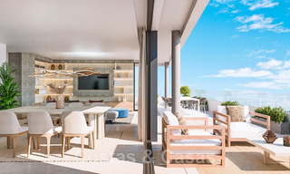 Nouveau projet de design contemporain comprenant des appartements de luxe à vendre avec une vue imprenable sur la mer à East Marbella 47657 