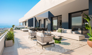 Nouveau projet de design contemporain comprenant des appartements de luxe à vendre avec une vue imprenable sur la mer à East Marbella 47658 