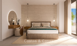 Nouveau projet de design contemporain comprenant des appartements de luxe à vendre avec une vue imprenable sur la mer à East Marbella 800516 