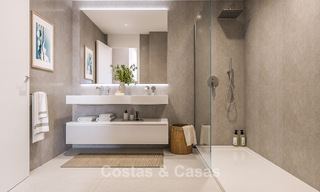 Nouveau projet de design contemporain comprenant des appartements de luxe à vendre avec une vue imprenable sur la mer à East Marbella 800517 
