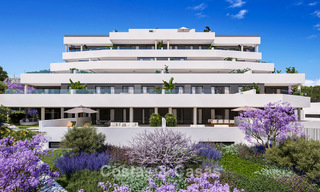 Nouveau projet de design contemporain comprenant des appartements de luxe à vendre avec une vue imprenable sur la mer à East Marbella 800518 