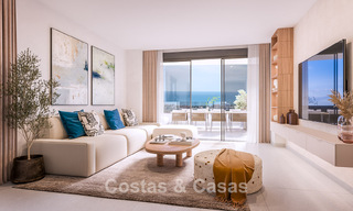 Nouveau projet de design contemporain comprenant des appartements de luxe à vendre avec une vue imprenable sur la mer à East Marbella 800520 