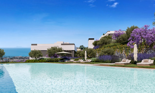 Nouveau projet de design contemporain comprenant des appartements de luxe à vendre avec une vue imprenable sur la mer à East Marbella 800523 