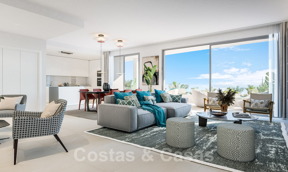 Première ligne de Golf, appartements modernes et luxueux à vendre, à distance de marche des commodités de Guadalmina et San Pedro à Marbella 37407