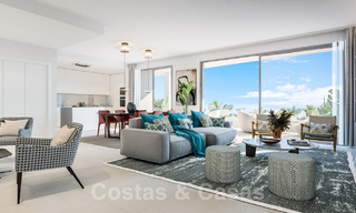 Première ligne de Golf, appartements modernes et luxueux à vendre, à distance de marche des commodités de Guadalmina et San Pedro à Marbella 37407 