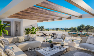Première ligne de Golf, appartements modernes et luxueux à vendre, à distance de marche des commodités de Guadalmina et San Pedro à Marbella 806662 
