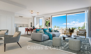 Première ligne de Golf, appartements modernes et luxueux à vendre, à distance de marche des commodités de Guadalmina et San Pedro à Marbella 806664 