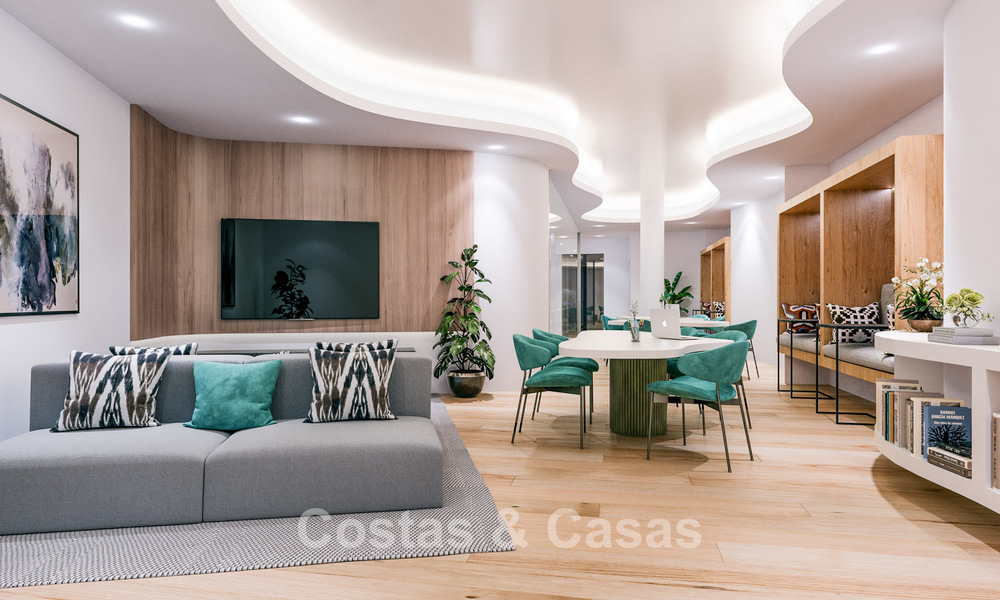 Première ligne de Golf, appartements modernes et luxueux à vendre, à distance de marche des commodités de Guadalmina et San Pedro à Marbella 806666