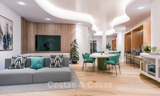 Première ligne de Golf, appartements modernes et luxueux à vendre, à distance de marche des commodités de Guadalmina et San Pedro à Marbella 806666 