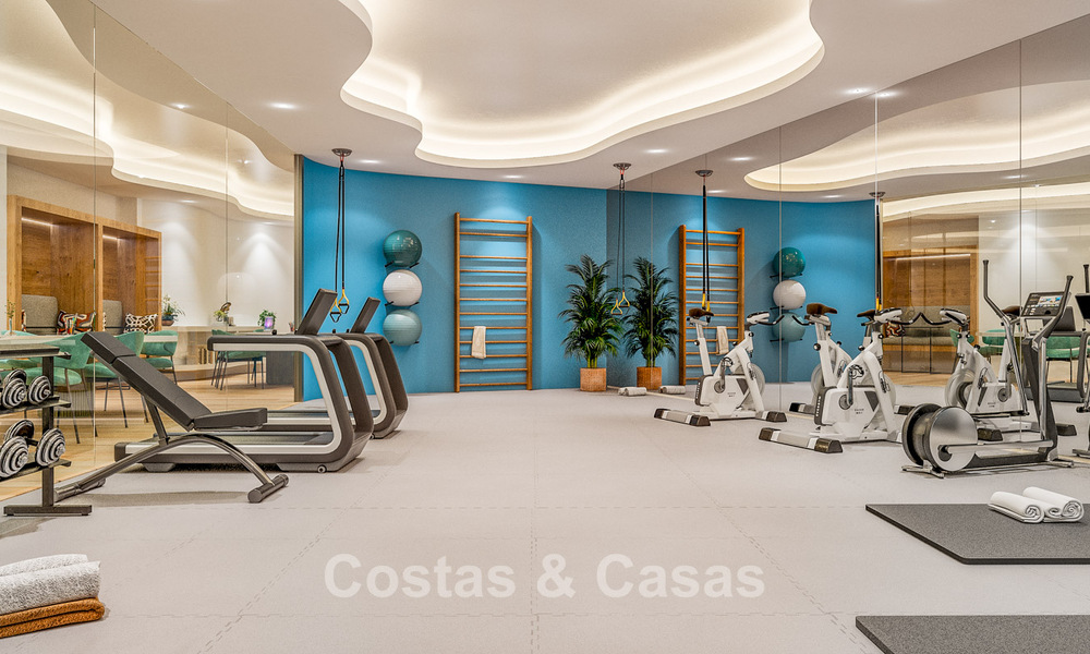 Première ligne de Golf, appartements modernes et luxueux à vendre, à distance de marche des commodités de Guadalmina et San Pedro à Marbella 806667