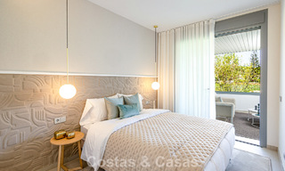 Première ligne de Golf, appartements modernes et luxueux à vendre, à distance de marche des commodités de Guadalmina et San Pedro à Marbella 806672 