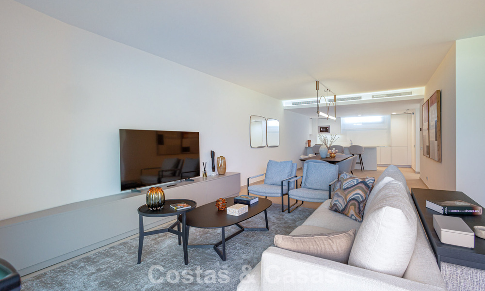 Première ligne de Golf, appartements modernes et luxueux à vendre, à distance de marche des commodités de Guadalmina et San Pedro à Marbella 806676