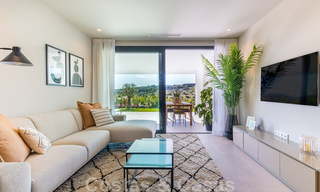 Nouvelle promotion d'appartements de luxe à vendre offrant des vues panoramiques sur la mer et un terrain de golf à Estepona 37415 