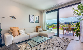 Nouvelle promotion d'appartements de luxe à vendre offrant des vues panoramiques sur la mer et un terrain de golf à Estepona 37417 