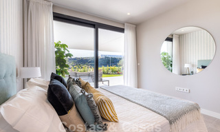 Nouvelle promotion d'appartements de luxe à vendre offrant des vues panoramiques sur la mer et un terrain de golf à Estepona 37436 