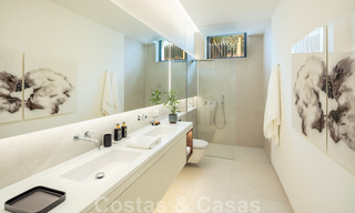 Prête à emménager, nouvelle villa de conception moderne à vendre dans une urbanisation en bord de mer très recherchée, juste à l'est du centre de Marbella 37572 